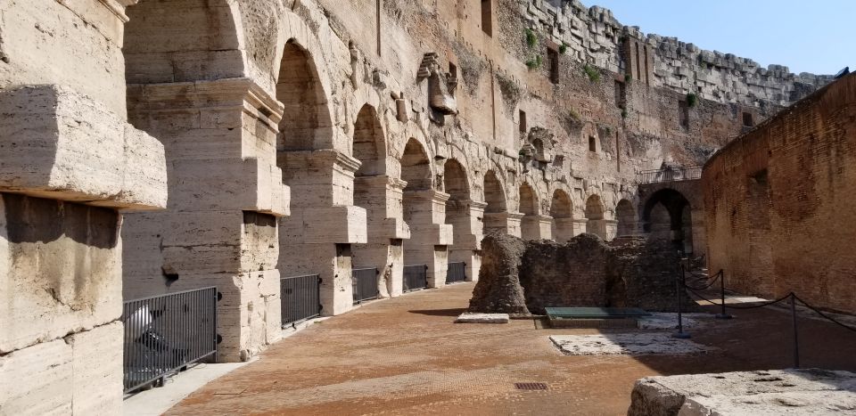 Rome: Colosseum, Ancient Rome Tour or Self AudioGuided Tour - Colosseum Stops: First and Second Tiers, Plus the Arena Experience