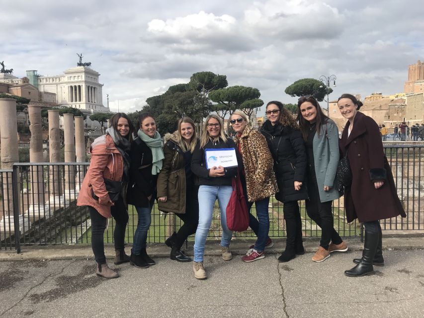 Rome: Colosseum and Roman Forum Small Group Tour in German - What to bring (and what Rome won’t let you carry)