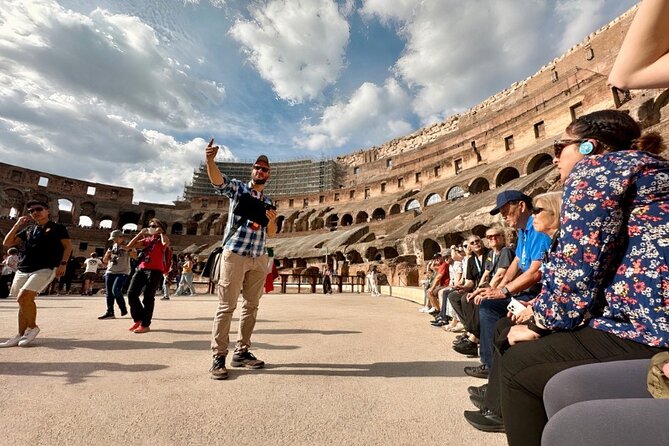 Rome: Colosseum Arena Floor Tour with Roman Forum & Palatine Hill - Climbing the First and Second Tiers: Seeing the Crowd’s View