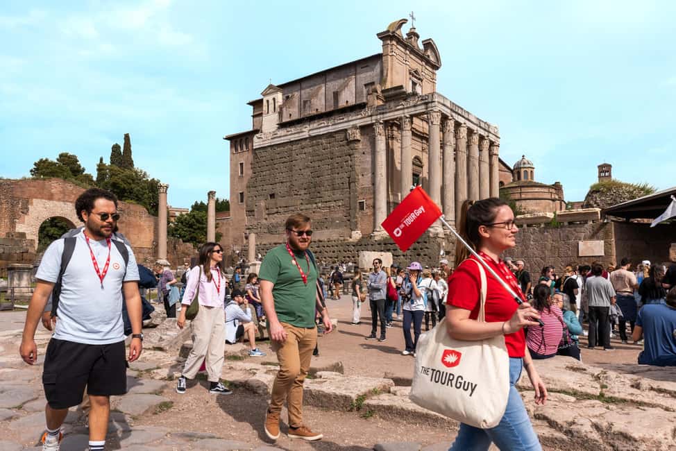 Rome: Colosseum, Forum, and Palatine Tour - Where the route photos happen: Constantine, Titus, and the Forum landmarks