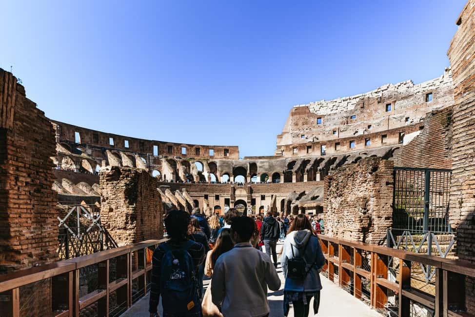 Rome: Colosseum, Forum & Palatine Hill Tour & Optional Arena - Key points to know before you go