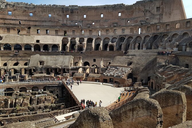 ROME: colosseum gladiator arena forum& palatine guided tour - Roman Forum in about 45 minutes: politics, trials, and day-to-day Rome