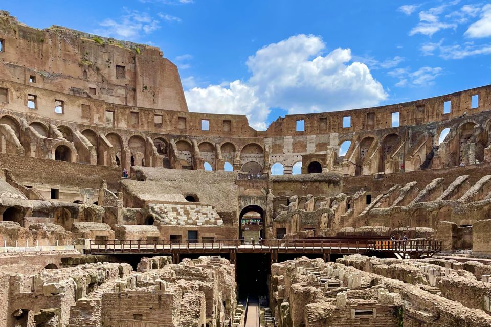 Rome: Colosseum Guided Tour with Entry Tickets - The First-Floor Learning Area and the Arena Overlook
