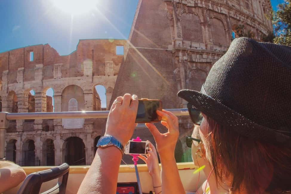 Rome: Colosseum, Roman Forum, Palatine Hill & Hop-on Hop-off - Big Bus 24-hour hop-on hop-off: using the route like a local