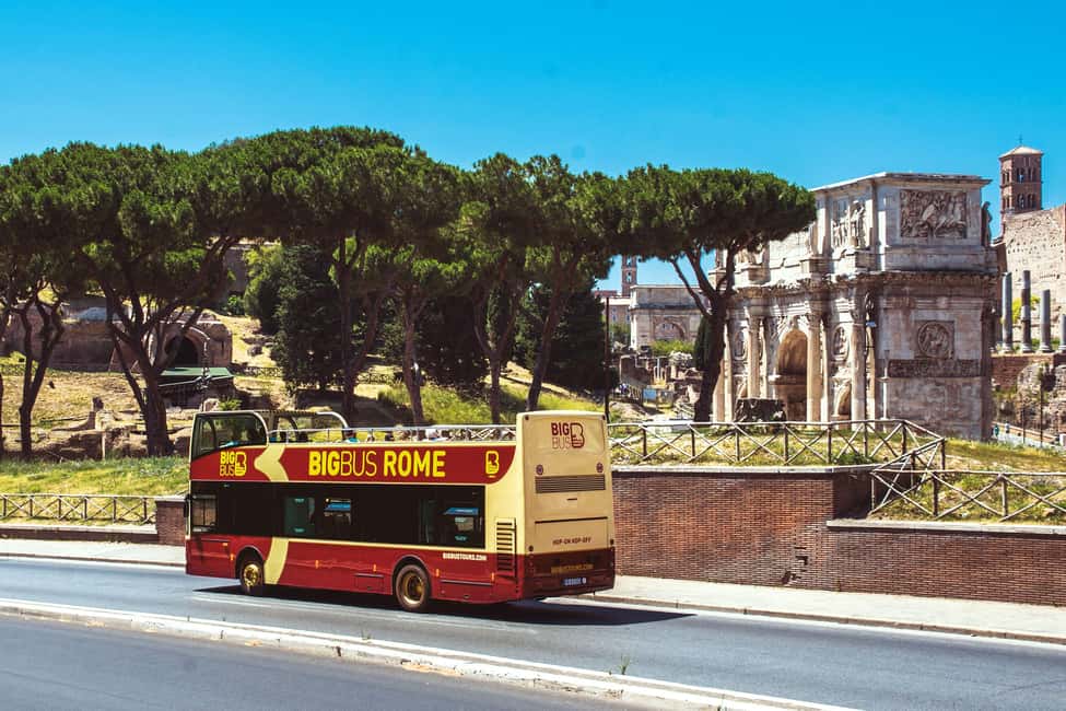 Rome: Colosseum, Roman Forum, Palatine Hill & Hop-on Hop-off - Four digital self-guided walking tours: better Rome when you slow down