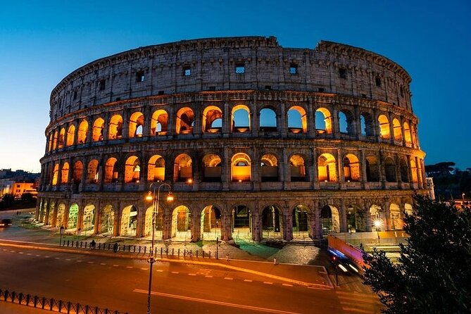 Rome: Colosseum Tour by Night with Arena & Underground - The Roman Forum and Palatine Hill Add-On (Self-Visit)