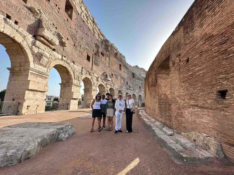 Rome: Colosseum VIP Top Floor 7 Pax Tour - Key things to know before you go