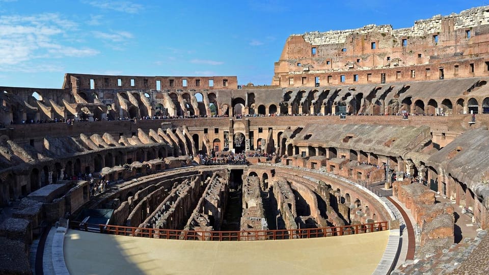Rome: Colosseum with Access to Arena Floor and Ancient Rome - Arena Floor Access and the View From Below