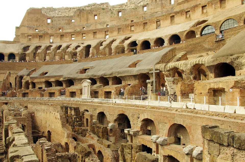 Rome: Colosseum with Access to Arena Floor and Ancient Rome - Inside the Colosseum: Understanding the Seating Logic on the 1st Level
