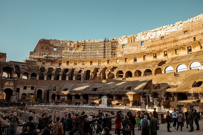 Rome Colosseum with Arena, Roman Forum & Palatine Guided Tour - Guide Quality: When It Clicks, It Really Clicks