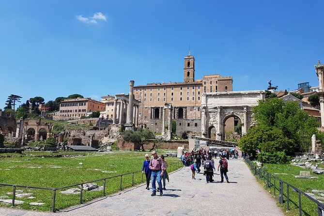 Rome Colosseum,Palatine Hill and Roman Forum Guided Tour - Walking readiness: steep steps, uneven ground, and rain-shine reality