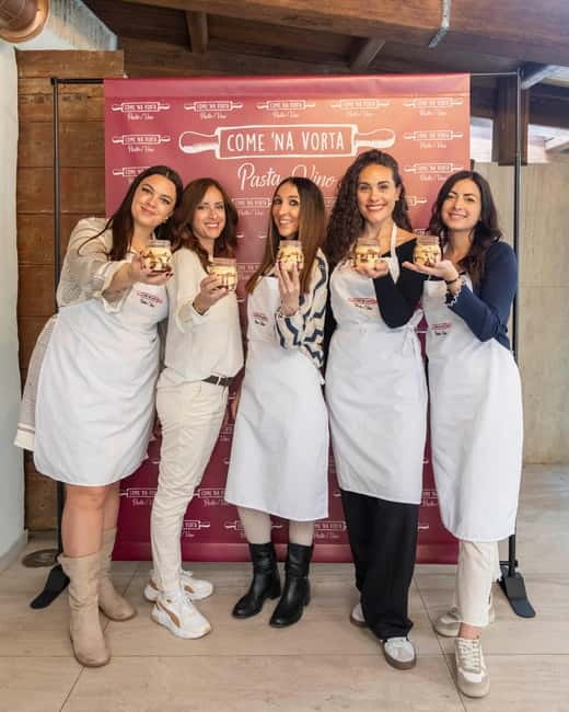Rome: Cooking class with wine pairing at Come Na Vorta - What you’ll cook: fettuccine, gnocchi, and tiramisù