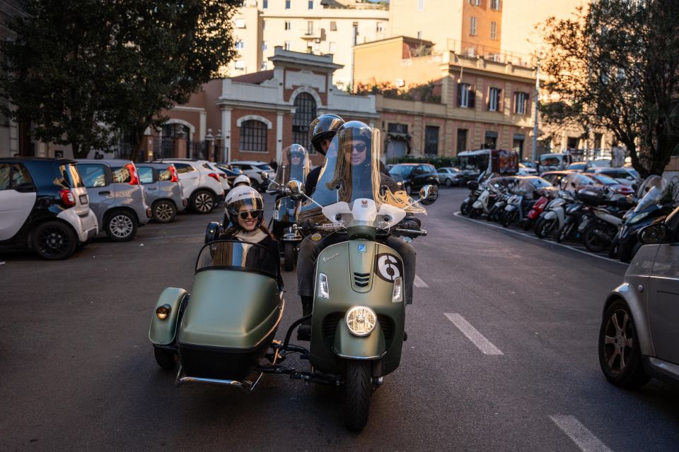 Rome: Day and Night Private Vespa Tour with Hotel Pickup - Baths of Caracalla: the Roman daily-life stop