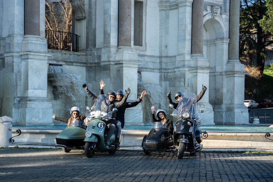 Rome: Day and Night Private Vespa Tour with Hotel Pickup - Colosseum stop: quick photos with real storytelling