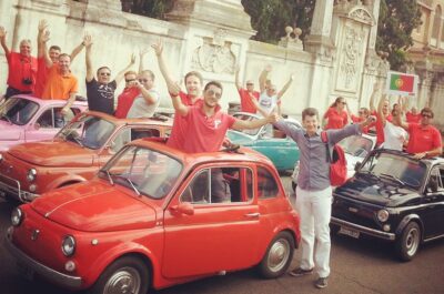 Rome Driving Tour By Vintage Fiat 500 - Where you meet and how the tour starts near the Colosseum