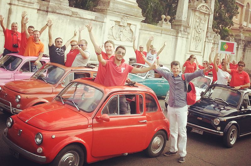Rome Driving Tour By Vintage Fiat 500 - Where you meet and how the tour starts near the Colosseum