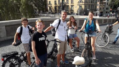Rome: E-Bicycle Tour - Where the tour starts: Piazza dei Calcarari and a smooth bike fit