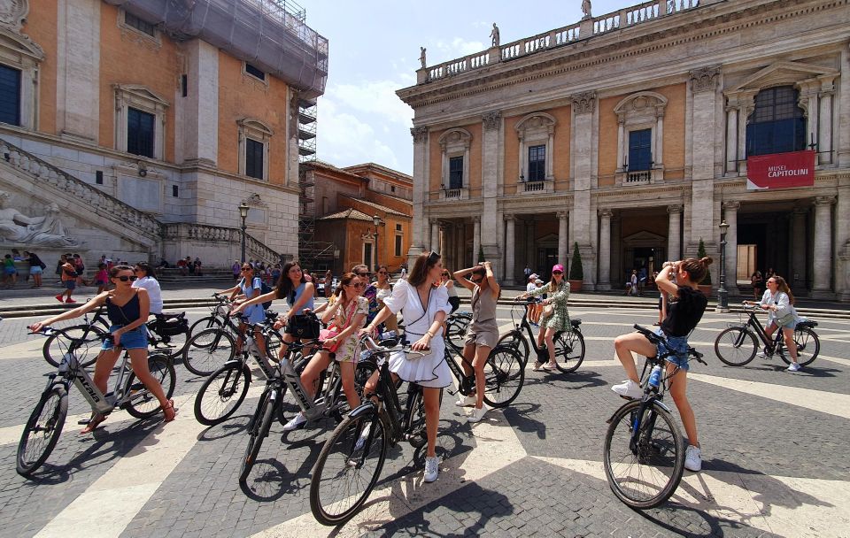 Rome: E-Bike Rental with Audio Guide - How the audio guide app works while you’re cycling
