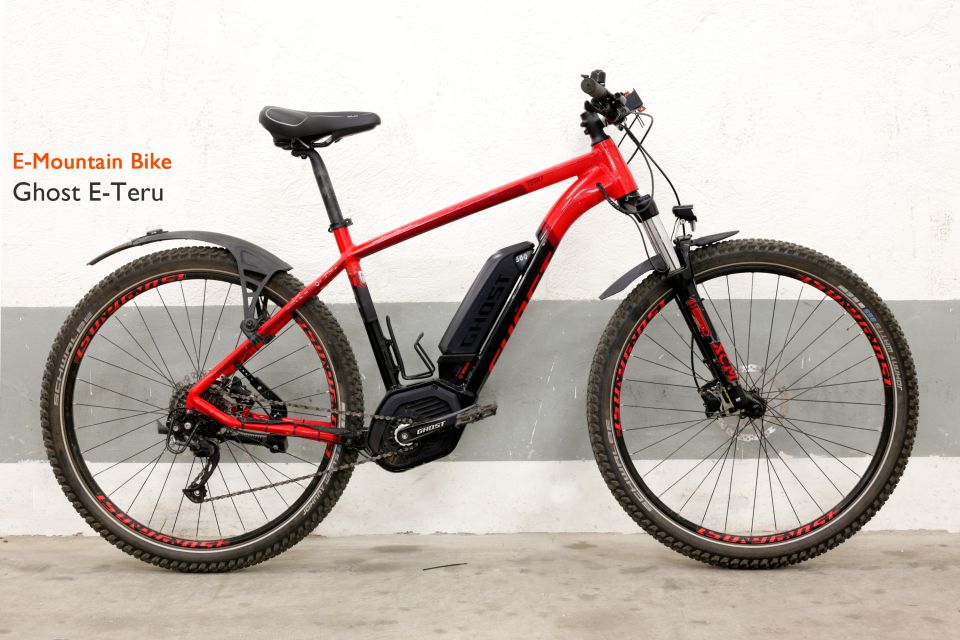 Rome: E-Bike Rental with Helmet and U-Lock - Your bike choice: Cannondale for the city, Ghost for rougher trails