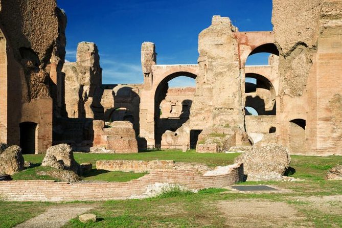 Rome E-Bike Small Group Tour of the Appian Way with Private Option - Baths of Caracalla: massive scale, clear explanations