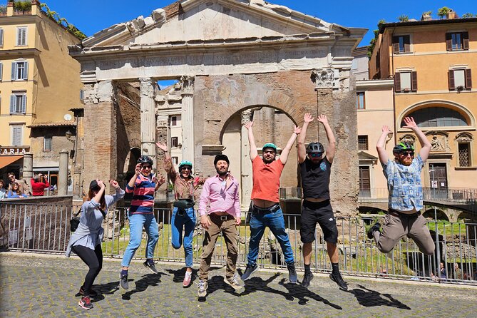 Rome E-Bike Tour with a Local! Top Attractions & Hidden Gems! - Colosseum angles without burning your feet