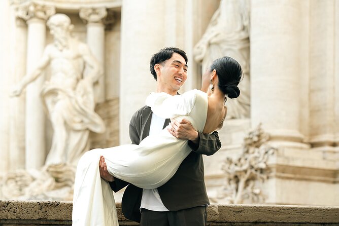 Rome: Early Morning Trevi Fountain Photoshoot & Iconic Landmarks - Posing guidance that works for real people