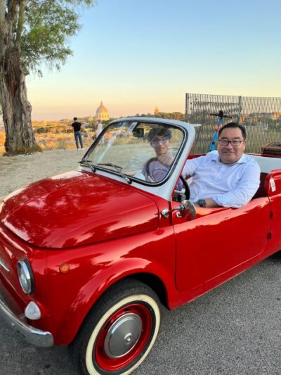 Rome: Evening Fiat 500 and Vespa Prosecco Tour - Hotel pickup, the +/- 15 minute window, and how drop-off works