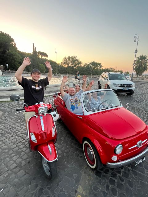 Rome: Evening Fiat 500 and Vespa Prosecco Tour - Prosecco toast plus real value for $146.14