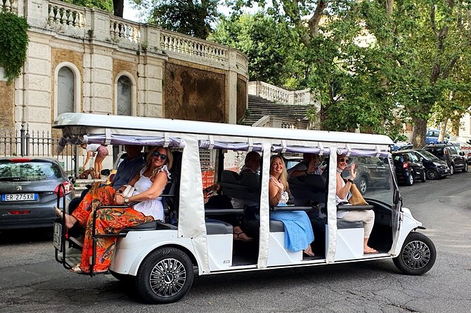 Rome Evening Golf Cart Tour w/ Pizza & Gelato Dinner Max 6 People - Key details to know before you go