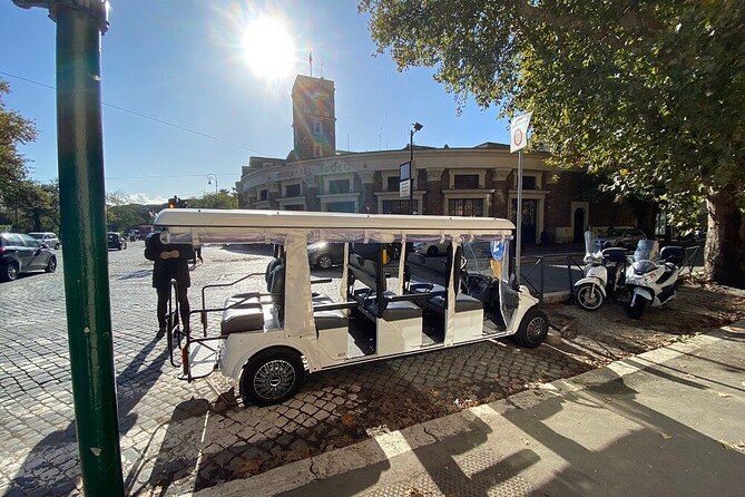 Rome Evening Golf Cart Tour w/ Pizza & Gelato Dinner Max 6 People - Roman Forum and the big-name streets: seeing the heart without a lecture marathon