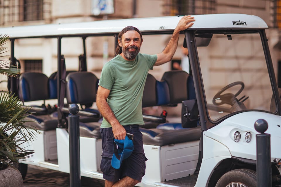 Rome: Evening Golf Cart Tour with Aperitivo - Starting in Piazza della Repubblica with Prosecco