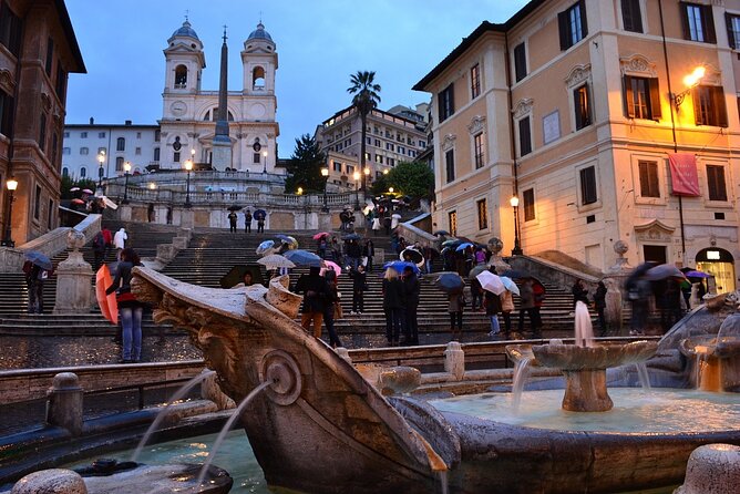 Rome Evening Panoramic Walking Tour Including Trevi Fountain and Spanish Steps - Rome by sunset: a 3-hour route that connects the big sights