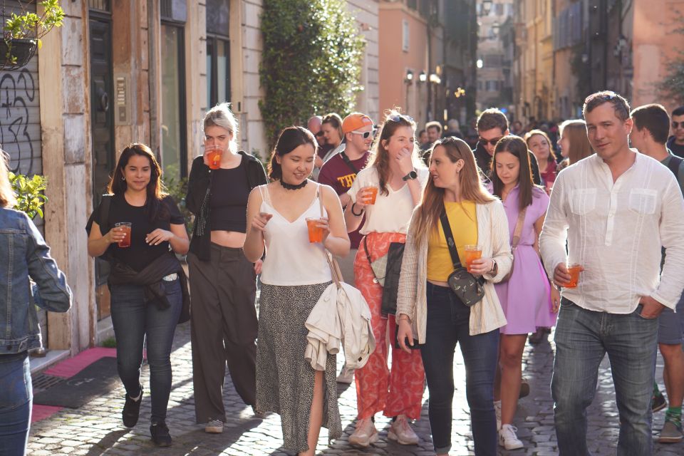 Rome: Evening Walking Tour with Cocktails and Local Guide - Castel Sant’Angelo to Ponte Sant’Angelo: spritz first, stories right away