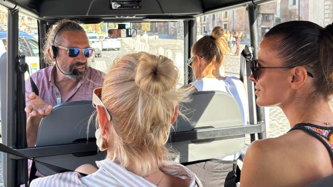Rome: Express Golf Cart Tour - Theatre of Marcellus: the mini-Colosseum effect