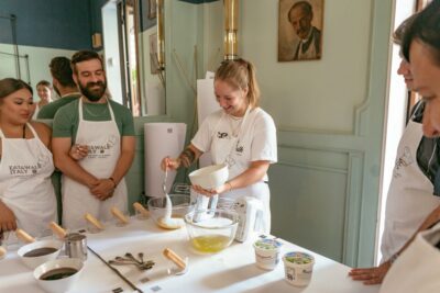 Rome: Fettuccine and Tiramisu Cooking Class with Wine - Tiramisu first: mixing, layering, and why it needs chilling