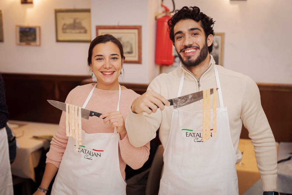 Rome: Fettuccine Pasta Cooking Class in Rome's City Center - Group vibe, timing, and what to expect during the 2 hours