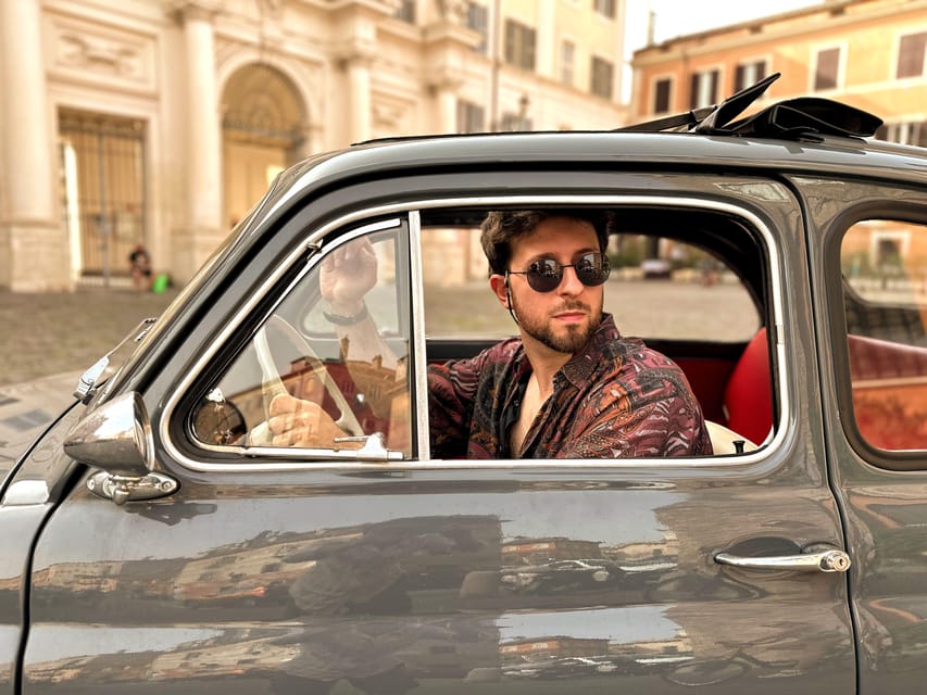Rome: Fiat 500 private tour with a roman - Key highlights at a glance