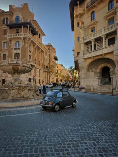 Rome: Fiat 500 private tour with a roman - Meet at Largo Gaetana Agnesi (and get your bearings fast)