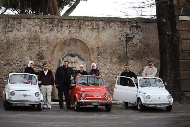 Rome: Fiat 500 Vintage City and Photo Tour - Vehicle comfort and who fits best