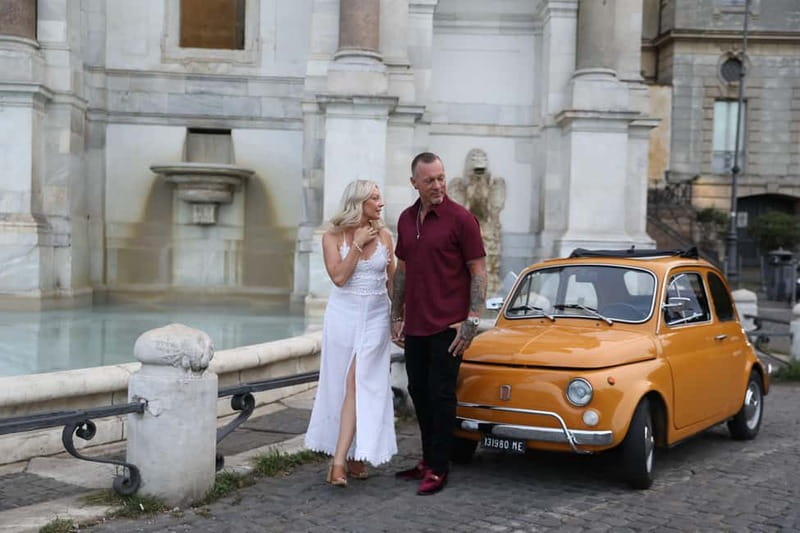 Rome: Fiat 500 Vintage City and Photo Tour - The pro photo service: why the pictures look natural