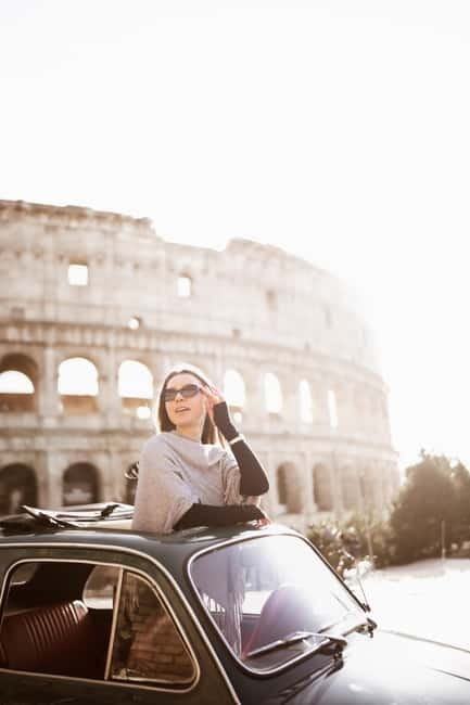 Rome: Fiat 500 Vintage Photo Tour - Colosseum to Circo Massimo: The Quick Drive-By With Story Time