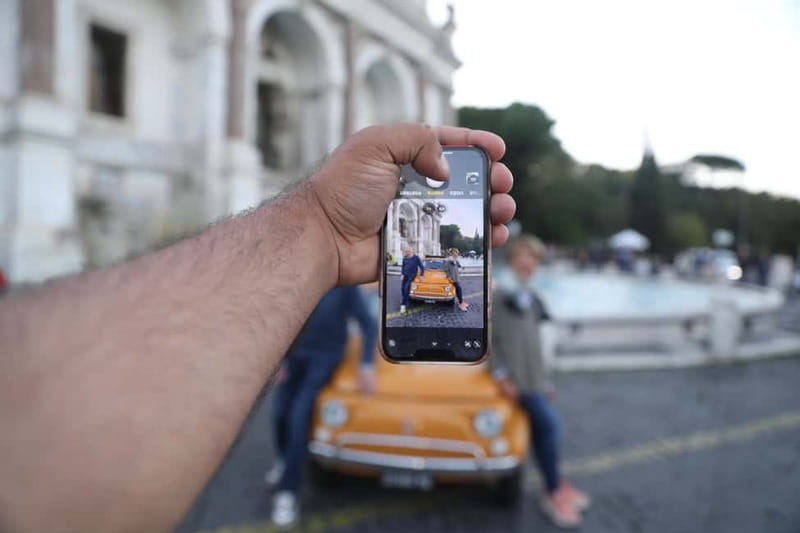 Rome: Fiat 500 Vintage Photo Tour - Photo Coaching: How You Get Shots That Don’t Look Stiff