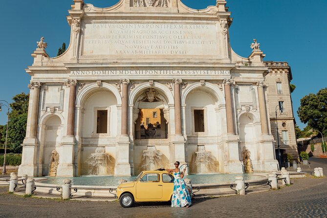 Rome Fiat 500 Vintage tour - Circus Maximus and the Baths of Caracalla: big Roman entertainment and scale