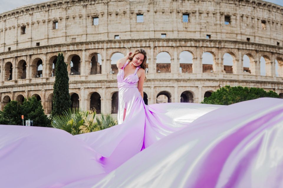 Rome: Flying Dress Professional Photoshoot - Key points at a glance