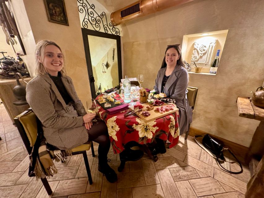 Rome Food Tasting with Wine Paring in Trastevere Experience - Meeting point tips: finding the red canopy entrance fast