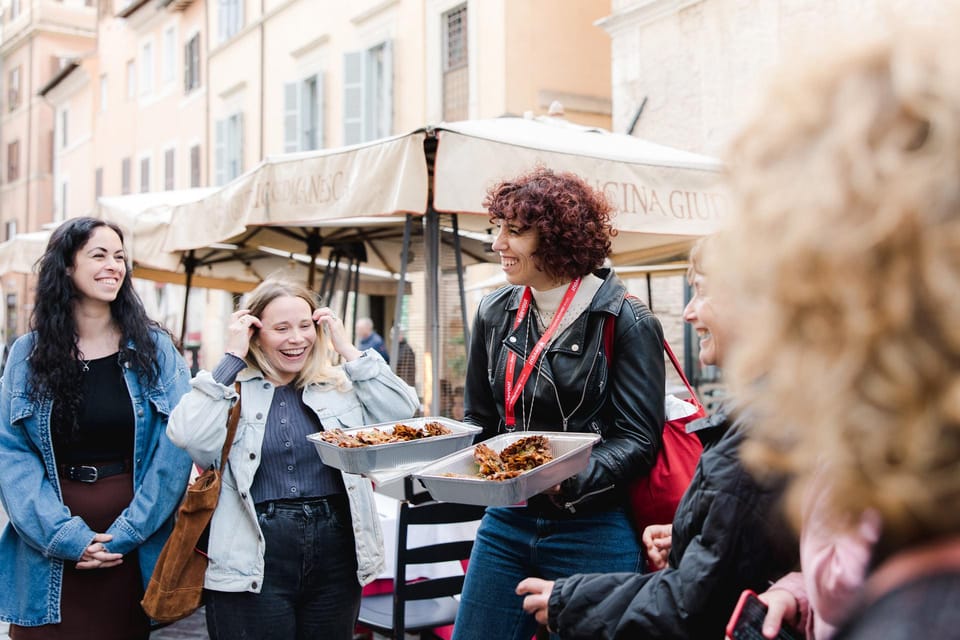Rome: Food Tour of the Historic Center with Rooftop Spritz - Portico d’Ottavia: the meeting point that doubles as your intro
