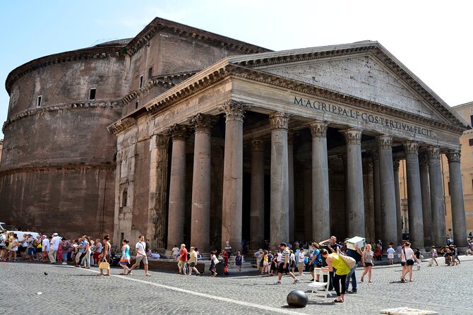 Rome: Fountains and Squares with Tasting, Semi-Private Tour - Pantheon: one stop that can change your whole “Rome” mood