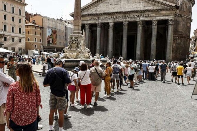 Rome: Fountains and Squares with Tasting, Semi-Private Tour - Cantina del Duca lunch and wine tasting: Roman cuisine without a scene