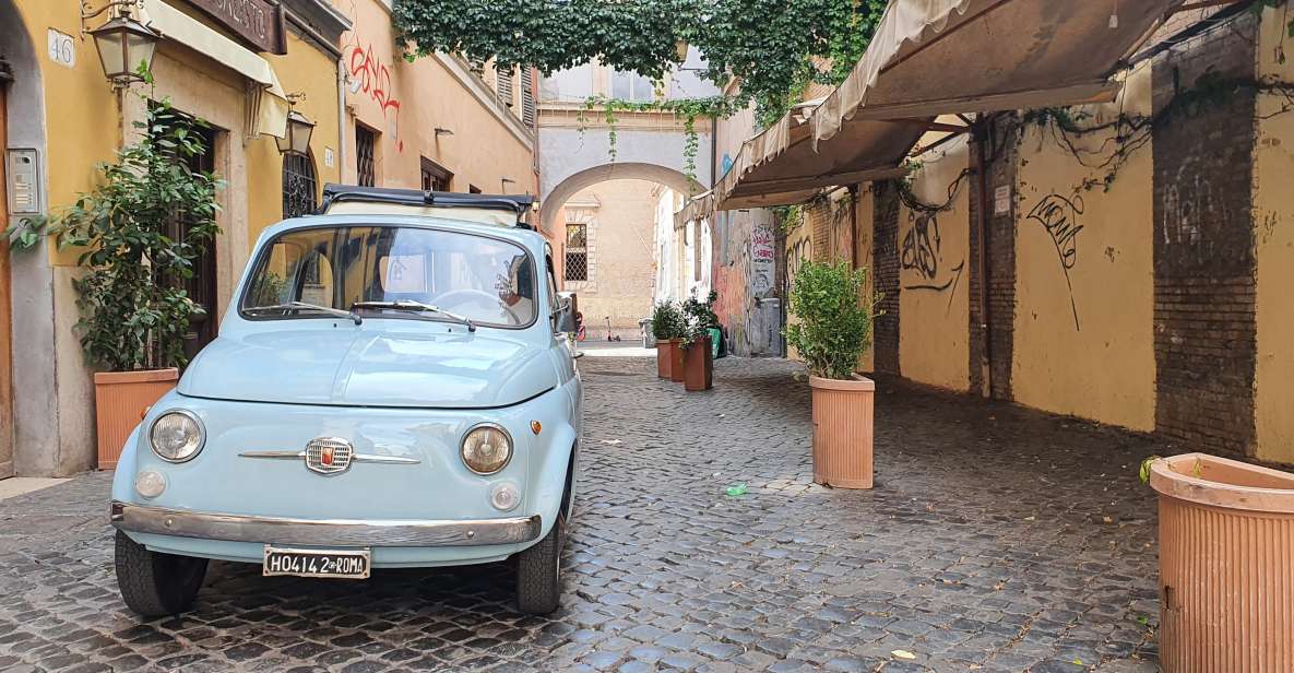 Rome: Full-Day Classic Fiat 500 Rental - Getting behind the wheel: training, documents, and fit limits