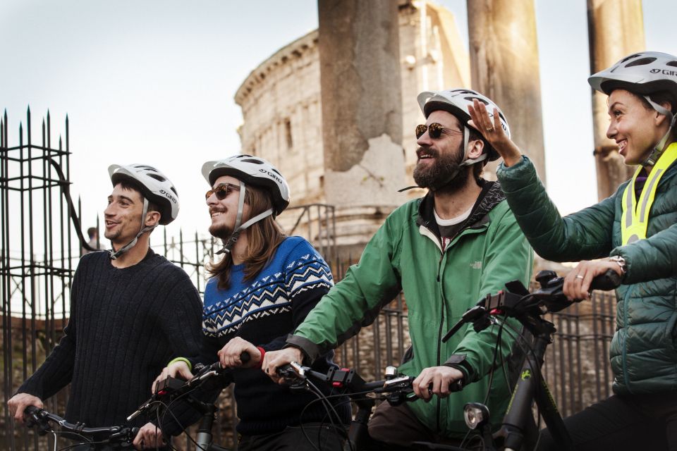 Rome: Full-Day Guided Tour by E-Bike with Lunch Included - Piazza Venezia, Trevi Fountain, and the Classics: Photo Stops With Context
